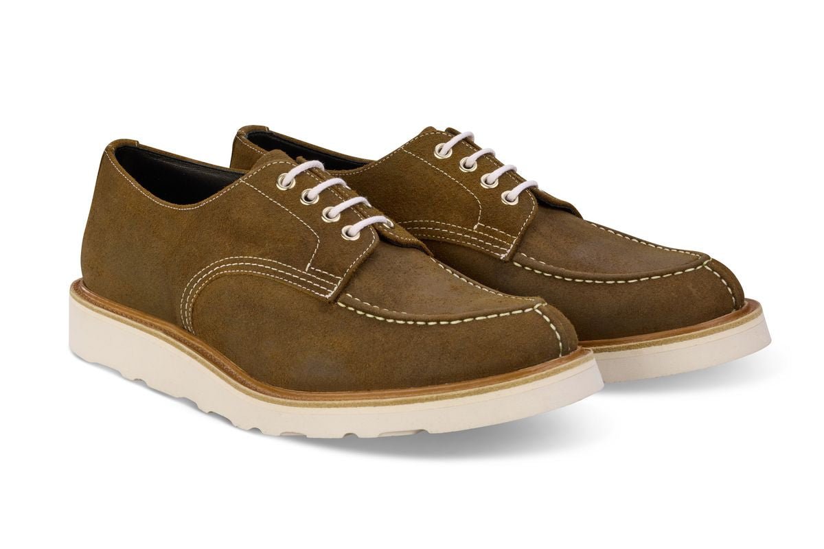 Kilsby Derby Shoe - Snuff Waxy Suede