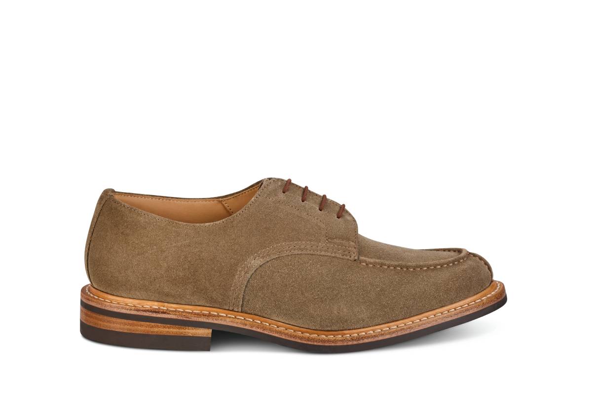 Kilsby Derby Shoe - Visone Repello Suede