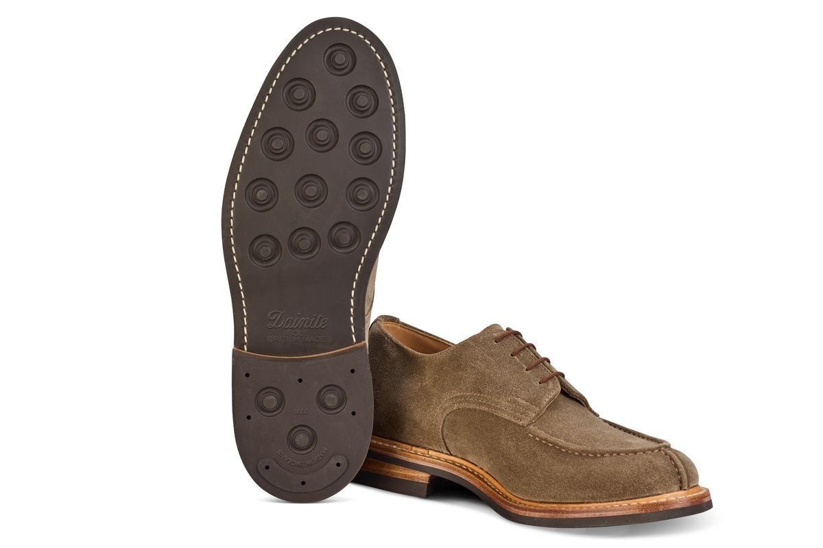 Kilsby Derby Shoe - Visone Repello Suede