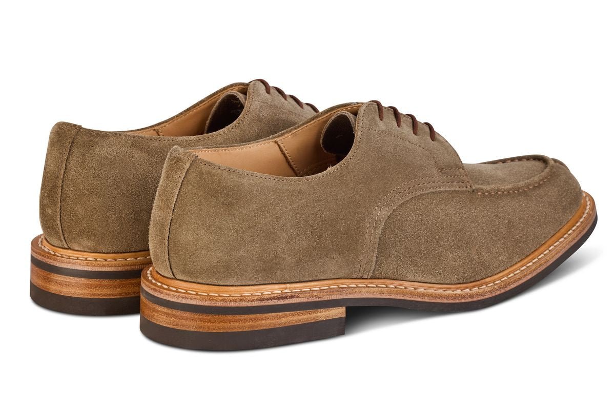 Kilsby Derby Shoe - Visone Repello Suede
