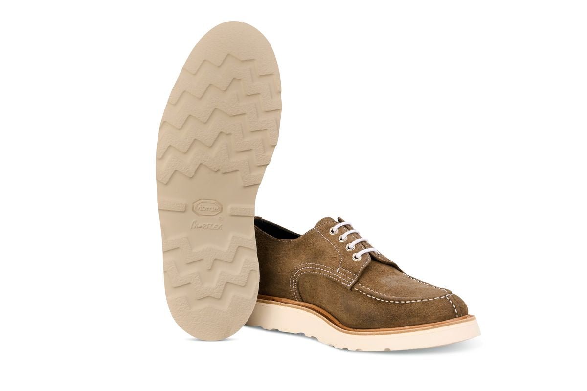Kilsby Derby Shoe - Visone Waxy Suede