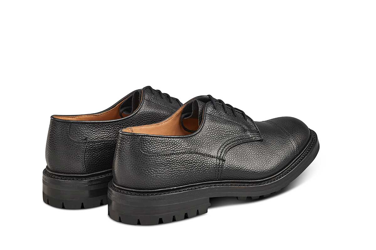 Matlock Country Shoe - Black Scotch Grain (6 Fitting)