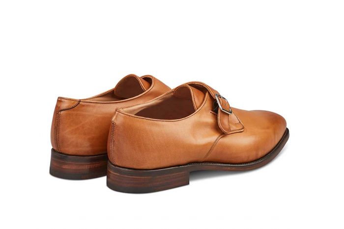 Mayfair Single Buckle Monk Shoe - 1001 Burnished