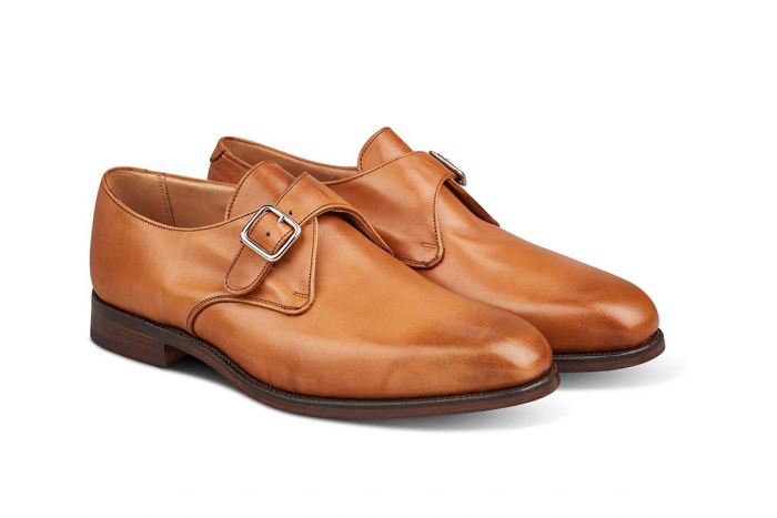 Mayfair Single Buckle Monk Shoe - 1001 Burnished