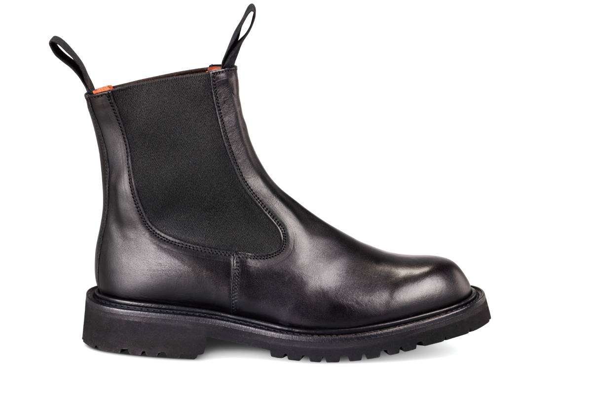 Paula Chelsea Boot - Black Ecopel