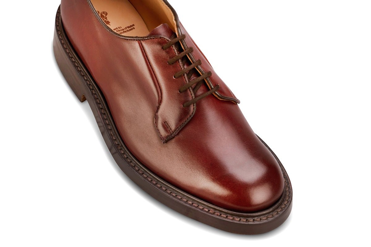 Robert Derby Shoe - Burgundy Burnished