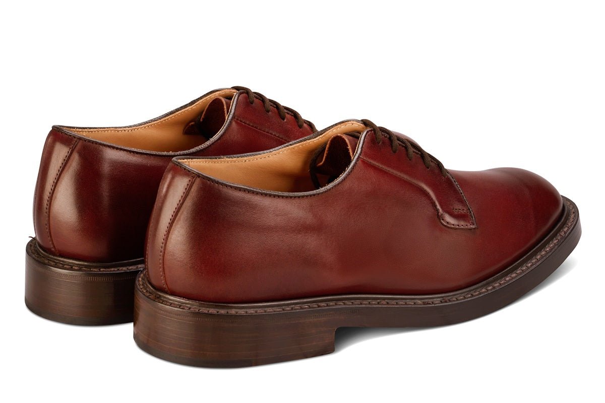 Robert Derby Shoe - Burgundy Burnished