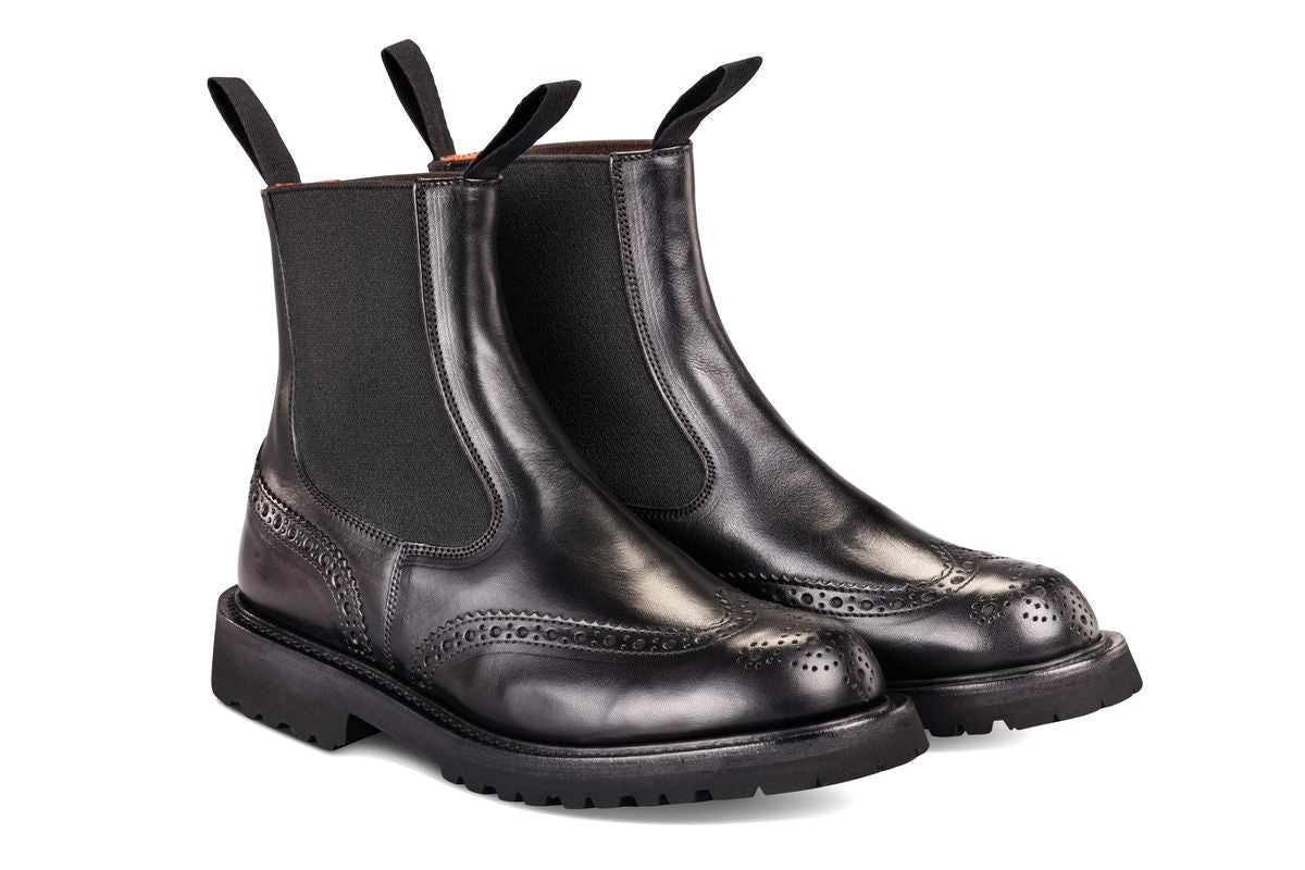 Silvia Country Dealer Boot - Black Ecopel