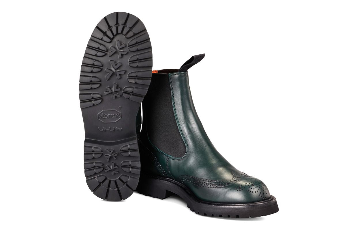 Silvia Country Dealer Boot - Green Ecopel