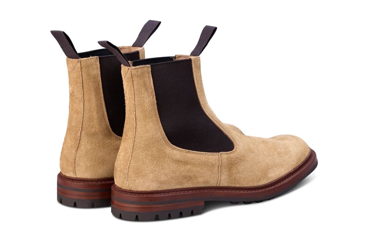 Stephen Chelsea Boot - Tan Hairy Suede