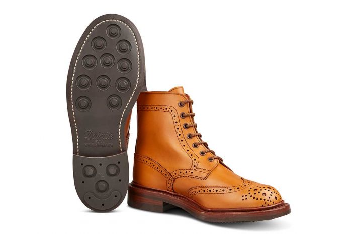 Stephy Brogue Boot - ACORN ANTIQUE