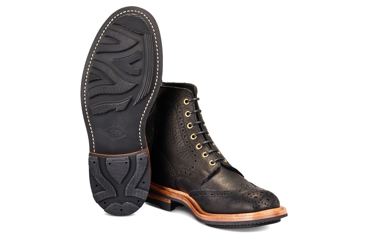 Stow Country Boot - Black Buffalo (Tricker's Exclusive)
