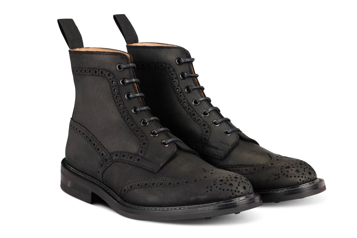 Stow Country Boot - Black Waxy Commander
