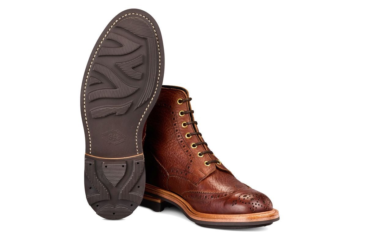 Stow Country Boot - Brown Buffalo (Tricker's Exclusive)