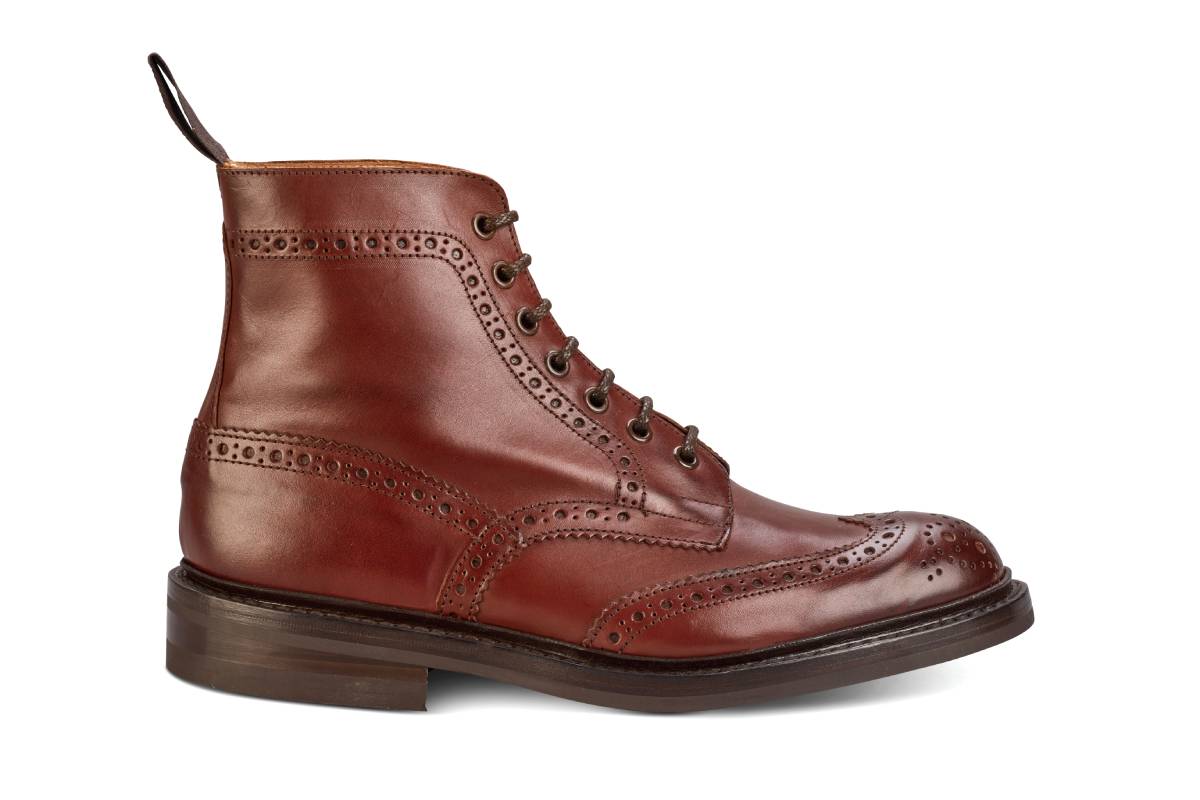 Stow Country Boot - Burgundy Burnished