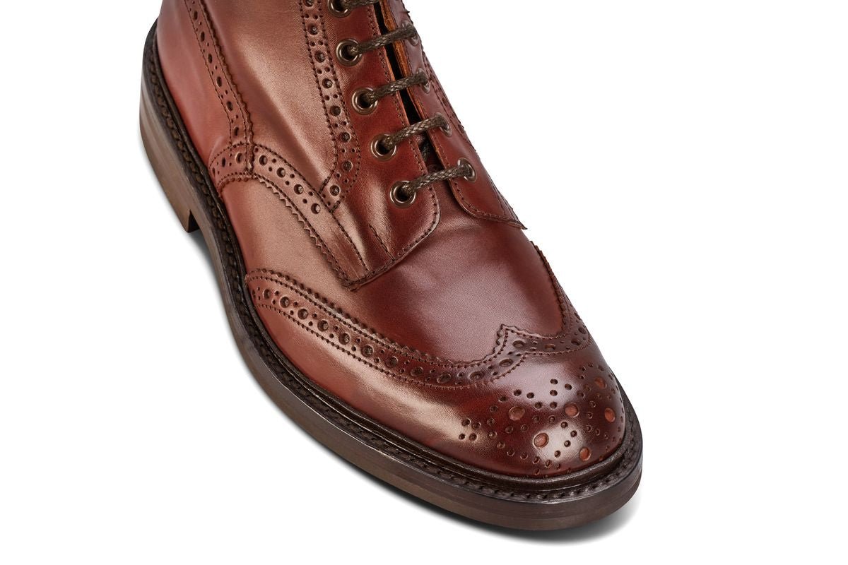 Stow Country Boot - Burgundy Burnished