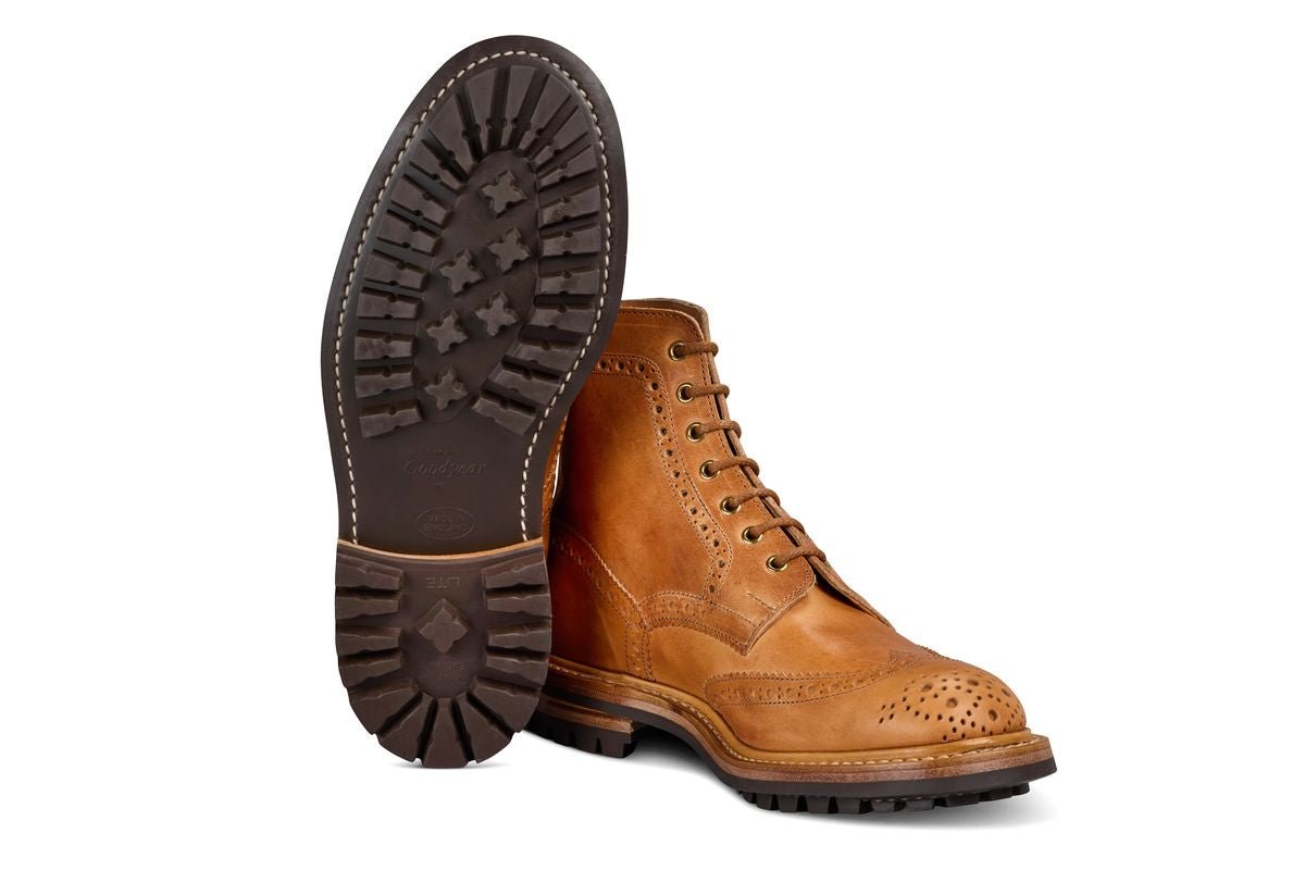 Stow Country Boot - Natural Horween (Tricker's Exclusive)
