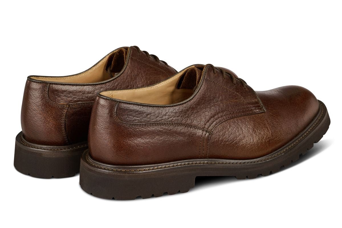 Woodstock Plain Derby Country Shoe - Brown Buffalo