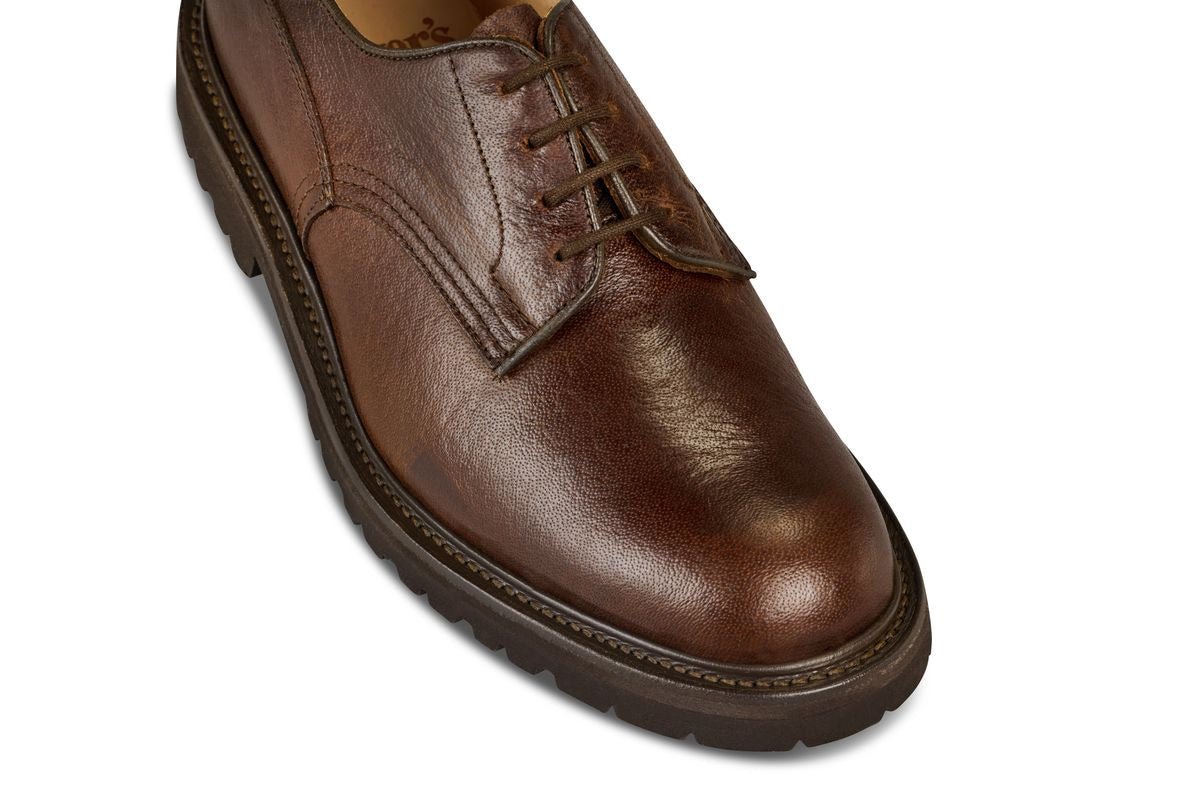 Woodstock Plain Derby Country Shoe - Brown Buffalo